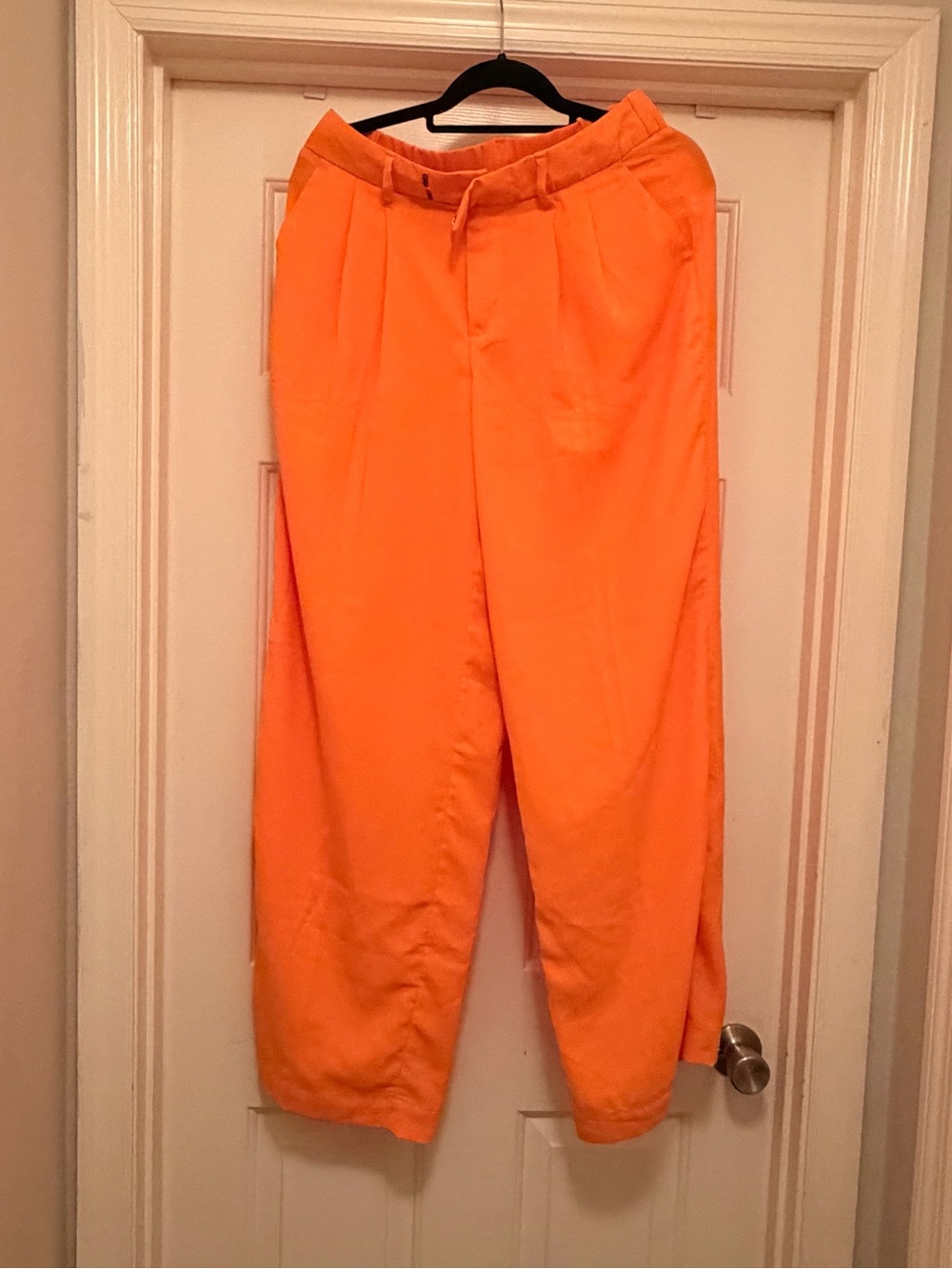 a.n.a Orange A-Line Skirt